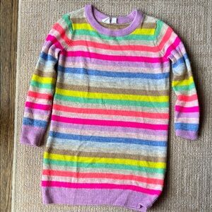 GAP Multicolor Striped Kids Sweater Dress